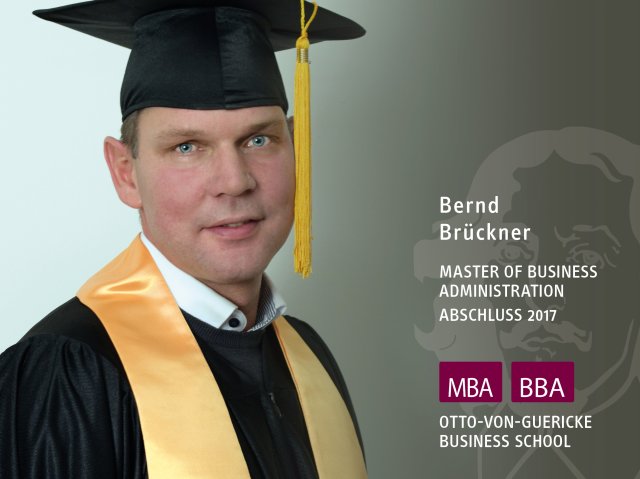 Bernd Brückner (MBA-Abschluss 2017)